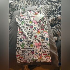 Destira Graphic Print Gymnastics Leotard